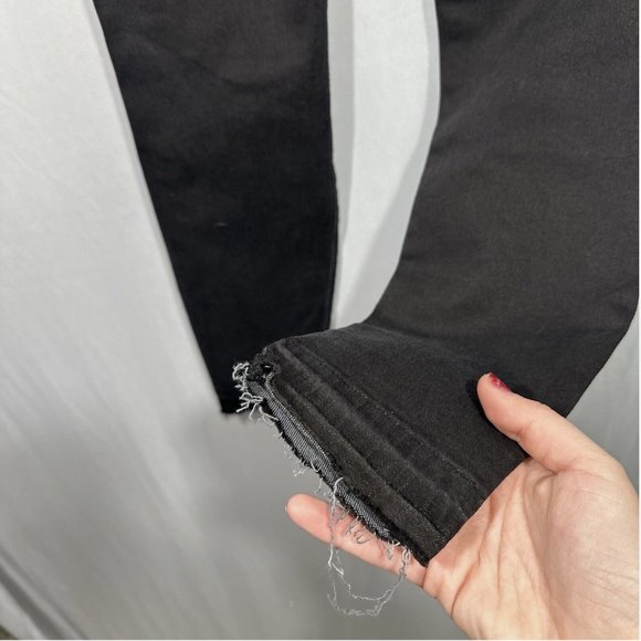 NWT $128 Spanx [ XS SMALL ] Distressed Skinny‎ Jean in Vintage Black - Picture 11 of 13